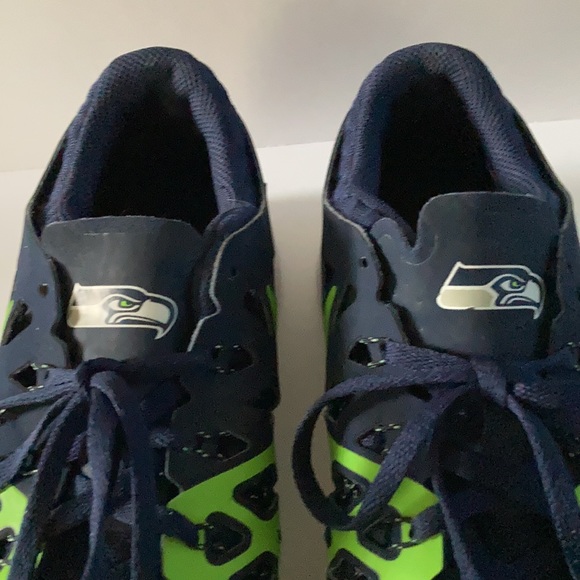 NIKE Sneakers Men’s Size 8 Seahawks Speed Shoe Blue & Green 848587 307 - Picture 10 of 15